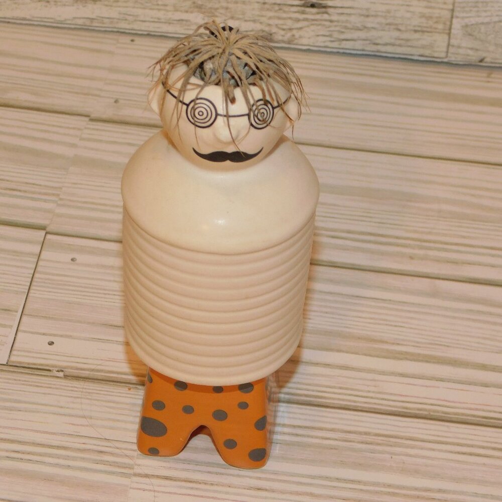 POTTERY GUY FIGURE w Glasses WHIMSEY *